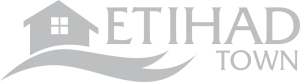 ET our all projects logo in grey Boulevard Heights, SBD Heights, De Green Homes Fort Munro Resorts, DHA Multan Vienna heights, Etihad Town Al Madev Complex vetor